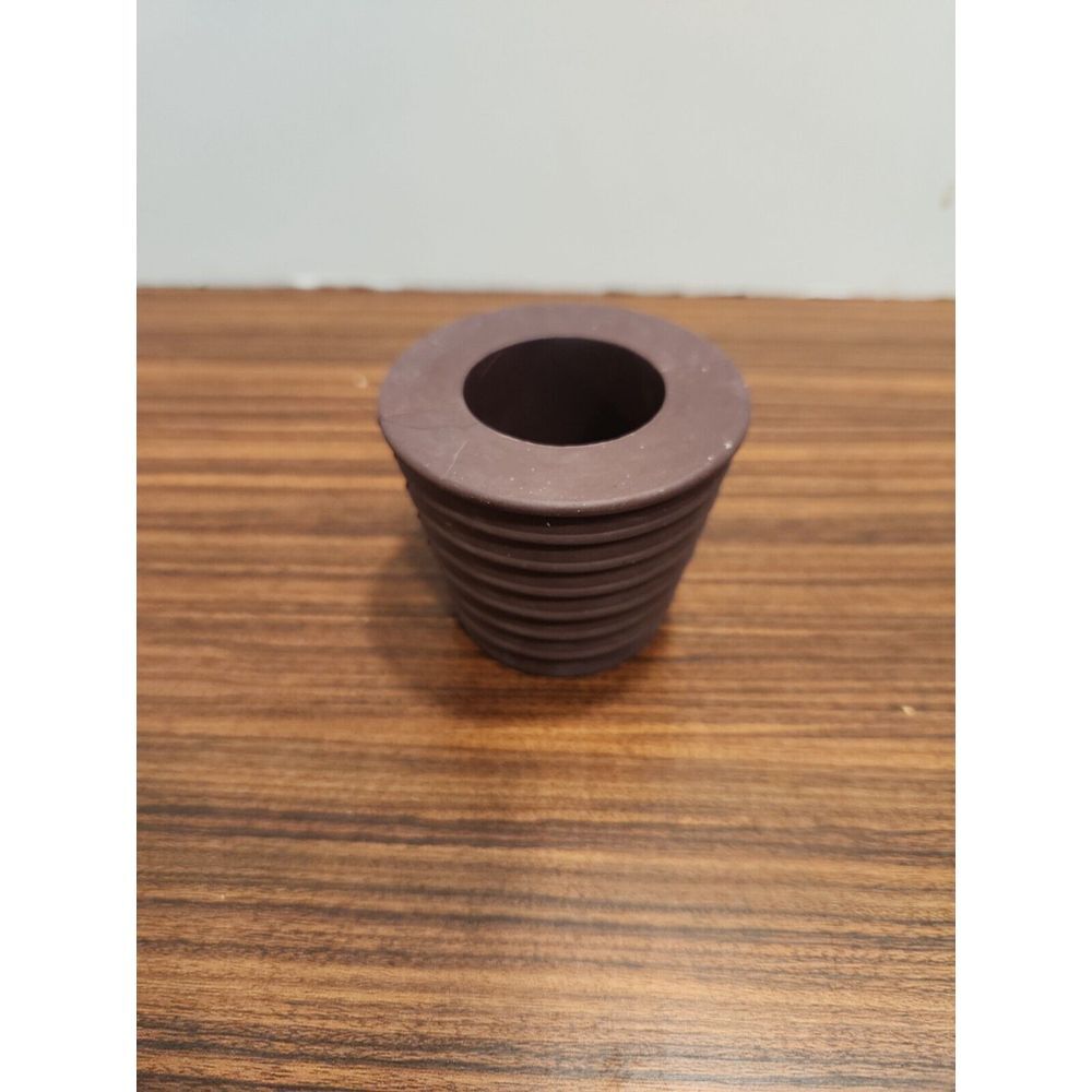 1 Pelopy Patio Umbrella Cone Wedge Plug for 1.5"‎ Poles 38mm Brown Rubber